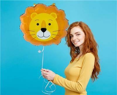 Balon foliowy Lew, 43 x 38 cm Godan Balon foliowy Lew, 43 x 38 cm Godan
