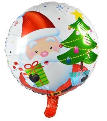 Balon foliowy Mikołaj na białym tle, święta 45 cm Arpex Balon foliowy Mikołaj na białym tle, święta 45 cm Arpex