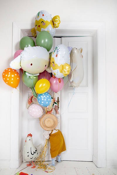 Balon foliowy Owieczka, 87x57.5 cm Partydeco Balon foliowy Owieczka, 87x57.5 cm Partydeco