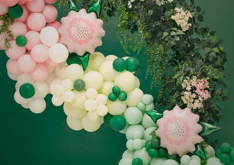 Balon foliowy Różowy kwiat, 70x62 cm Partydeco Balon foliowy Różowy kwiat, 70x62 cm Partydeco