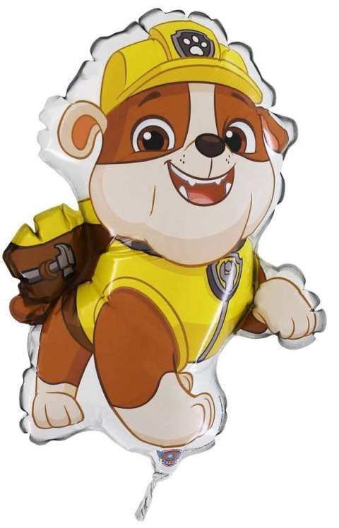 Balon foliowy Rubble Psi Patrol, 74cm pakowany Grabo Balon foliowy Rubble Psi Patrol, 74cm pakowany Grabo