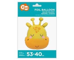 Balon foliowy Żyrafa, 53 x 40 cm Godan