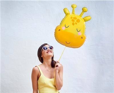 Balon foliowy Żyrafa, 53 x 40 cm Godan Balon foliowy Żyrafa, 53 x 40 cm Godan