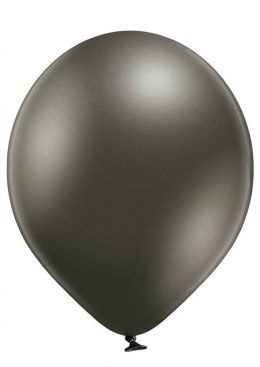 Balon lateksowe D5 Glossy Anthracite grafitowe 12cm, 100 szt. Belbal