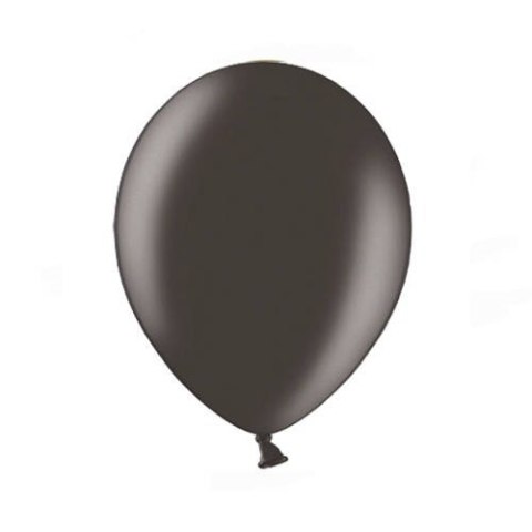 Balon lateksowe Strong, Czarne, Metallic Black, 12cm, 100 szt. Partydeco Balon lateksowe Strong, Czarne, Metallic Black, 12cm, 100 szt. Partydeco