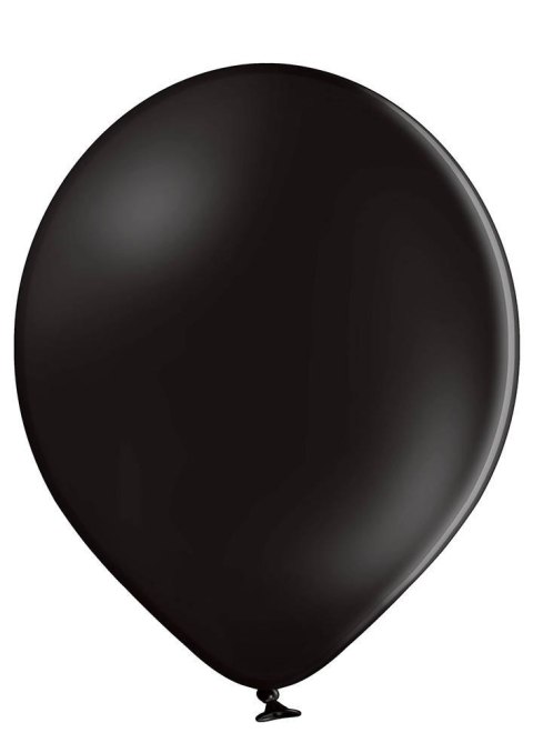 Balony lateksowe B105 Czarne, Pastel Black, 30cm, 100 sztuk Belbal Balony lateksowe B105 Czarne, Pastel Black, 30cm, 100 sztuk Belbal