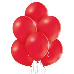 Balony lateksowe B105 Czerwone, Pastel Red, 30cm, 100 sztuk, Belbal