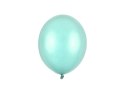 Balony lateksowe Strong, Miętowe, Metallic Mint Green, 30cm, 100 szt. Partydeco