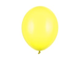 Balony lateksowe Strong , Żółte, Pastel Lemon Zest, 30cm, 50 szt Partydeco
