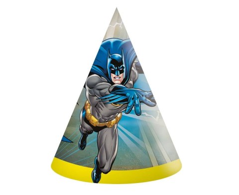 Czapeczki papierowe Batman 6 sztuk Procos Czapeczki papierowe Batman 6 sztuk Procos