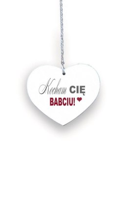 Drewniana zawieszka Serce Kocham Cię Babciu, Dzień Babci Marka niezdefiniowana