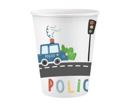 Kubeczki papierowe Policja, 6 szt Godan
