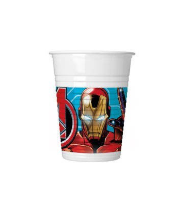 Kubeczki plastikowe Mighty Avengers- 200ml 8 szt. Procos Kubeczki plastikowe Mighty Avengers- 200ml 8 szt. Procos