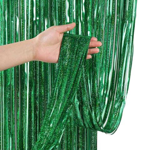Kurtyna zielona holo, 100x200 cm Jixstar Kurtyna zielona holo, 100x200 cm Jixstar