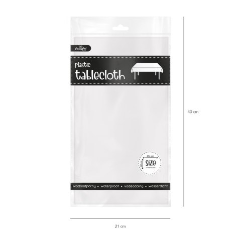 Obrus foliowy biały 274 x 137 cm PartyPal Obrus foliowy biały 274 x 137 cm PartyPal