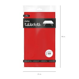 Obrus foliowy czerwony 274 x 137 cm PartyPal