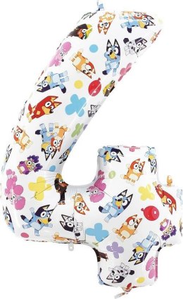 Balon Foliowy Cyfra 4, Bluey, 66 cm Grabo Grabo