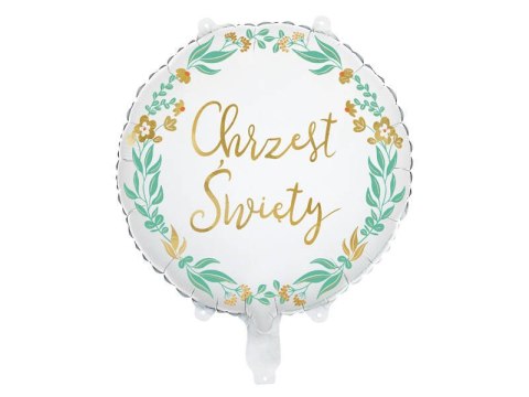 Balon foliowy "Chrzest Święty", 46 cm Partydeco Balon foliowy "Chrzest Święty", 46 cm Partydeco