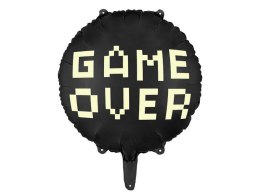 Balon foliowy Game Over, 46 cm Partydeco