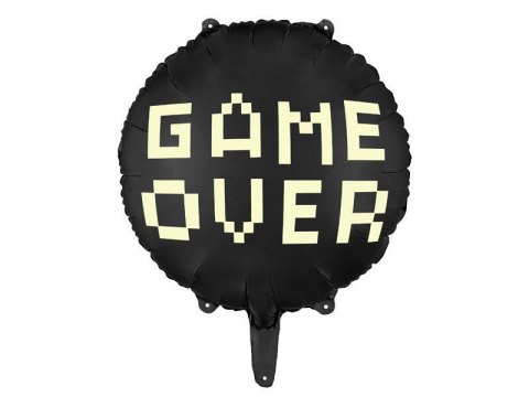 Balon foliowy Game Over, 46 cm Partydeco Balon foliowy Game Over, 46 cm Partydeco