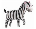 Balon foliowy Zebra, 80 x 78 cm, Godan
