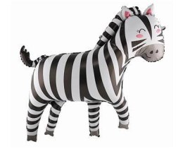 Balon foliowy Zebra, 80 x 78 cm, Godan