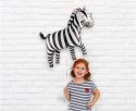 Balon foliowy Zebra, 80 x 78 cm, Godan