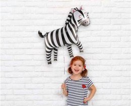 Balon foliowy Zebra, 80 x 78 cm, Godan