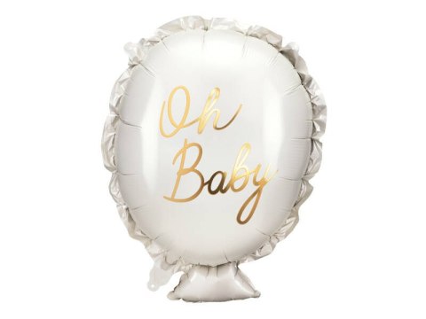 Balon foliowy na Baby Shower "Oh Baby", 53x69 cm Partydeco Balon foliowy na Baby Shower "Oh Baby", 53x69 cm Partydeco