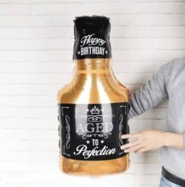 Balon foliowy urodzinowy, Butelka Whisky, 43x76cm VivaParty