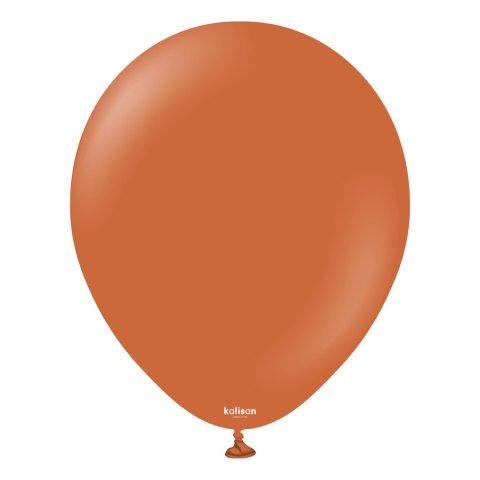 Balony Kalisan Retro Rust Orange, pomarańczowy, 30 cm, 100 szt. Kalisan Balony Kalisan Retro Rust Orange, pomarańczowy, 30 cm, 100 szt. Kalisan