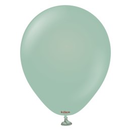 Balony Kalisan Retro Winter Green, zielony 30 cm, 100 szt. Kalisan