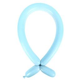 Balony do modelowania E260, Rurki Animator, Niebieskie 114cm, 100 szt. Amscan / Anagram