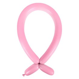Balony do modelowania E260, Rurki Animator, Różowe 114cm, 100 szt. Amscan / Anagram