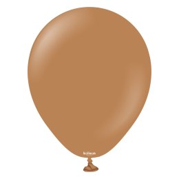 Balony lateksowe Kalisan Caramel Brown, brązowe 30cm, 100 szt. Kalisan