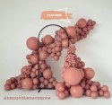 Balony lateksowe Kalisan Clay Pink, różowy 30 cm, 100 szt. Kalisan