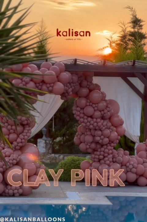 Balony lateksowe Kalisan Clay Pink, różowy 30 cm, 100 szt. Kalisan Balony lateksowe Kalisan Clay Pink, różowy 30 cm, 100 szt. Kalisan