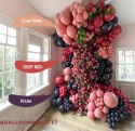 Balony lateksowe Kalisan Deep Red, czerwony 30 cm, 100 szt. Kalisan