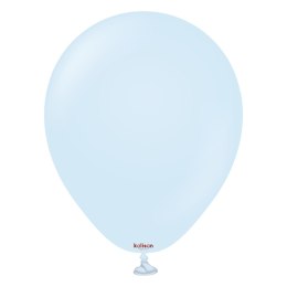 Balony lateksowe Kalisan Macaron Baby Blue, niebieski, 13 cm, 100 szt. Kalisan