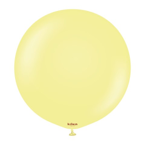 Balony lateksowe Kalisan Macaron Yellow, żółty, 45 cm, 25 szt. Kalisan Balony lateksowe Kalisan Macaron Yellow, żółty, 45 cm, 25 szt. Kalisan