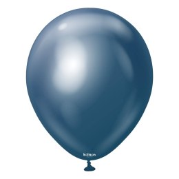 Balony lateksowe Kalisan Mirror Navy, niebieskie, 30 cm, 50 szt. Kalisan