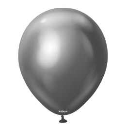 Balony lateksowe Kalisan Mirror Space Grey, szary 30 cm, 50 szt. Kalisan