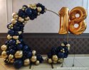 Balony lateksowe Kalisan Navy, granat 30 cm, 100 szt. Kalisan