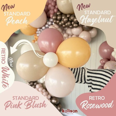 Balony lateksowe Kalisan Pink Blush, różowy 60 cm, 2 szt. Kalisan Balony lateksowe Kalisan Pink Blush, różowy 60 cm, 2 szt. Kalisan