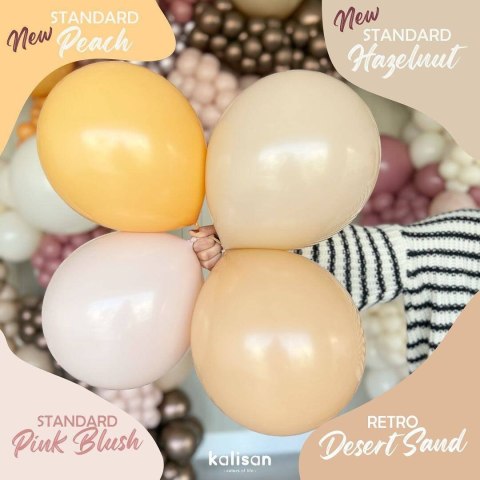 Balony lateksowe Kalisan Pink Blush, różowy 60 cm, 2 szt. Kalisan Balony lateksowe Kalisan Pink Blush, różowy 60 cm, 2 szt. Kalisan