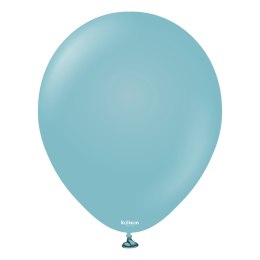 Balony lateksowe Kalisan Retro Blue Glass niebieski 30 cm, 100 szt. Kalisan