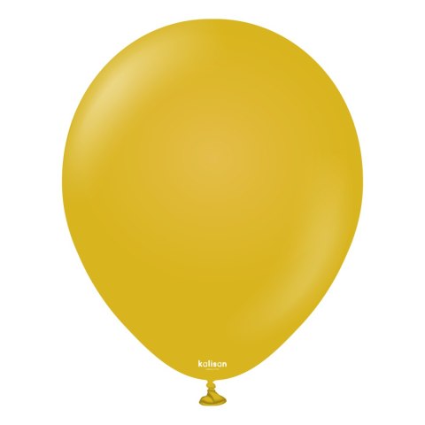 Balony lateksowe Kalisan Retro Mustard, 30 cm, 100 szt. Kalisan Balony lateksowe Kalisan Retro Mustard, 30 cm, 100 szt. Kalisan