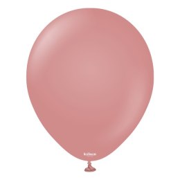 Balony lateksowe Kalisan Retro Rosewood, Brudny róż, 30cm, 100szt. Kalisan