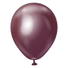 Balony lateksowe Mirror Burgundy, 13 cm, 100 szt. Kalisan