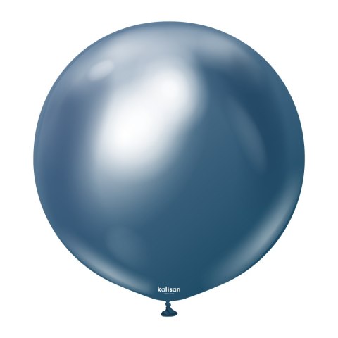 Balony lateksowe Mirror Navy, niebieski, 45 cm, 25 szt. Kalisan Balony lateksowe Mirror Navy, niebieski, 45 cm, 25 szt. Kalisan
